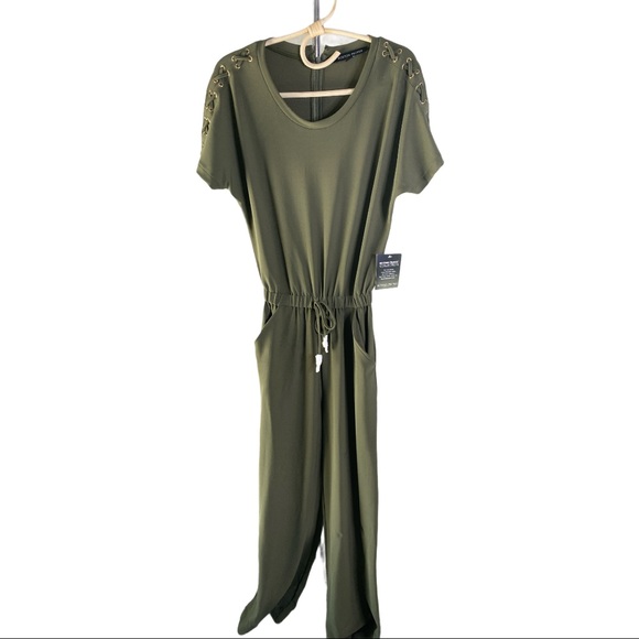 Boston Proper Beyond Travel Tie Waist Jumpsuit - Picture 2 of 16